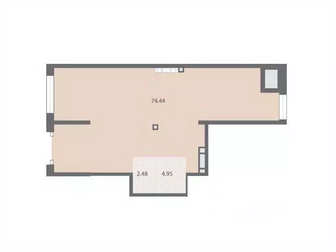 Помещение свободного назначения в Санкт-Петербург № 54 муниципальный ... - Фото 1