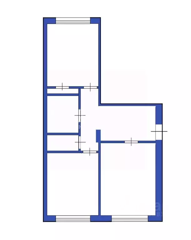 2-к кв. Кемеровская область, Кемерово Советский просп., 51 (62.0 м) - Фото 2