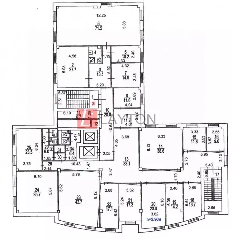 Офис в Москва Рябиновая ул., 41к1 (539 м) - Фото 1