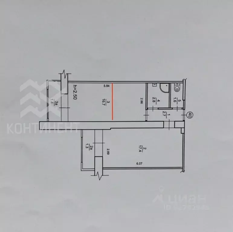 2-к кв. Крым, Евпатория городской округ, Заозерное пгт ул. Аллея ... - Фото 2