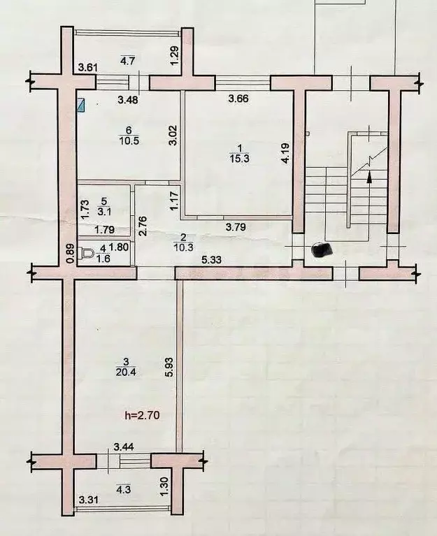 2-к кв. Калмыкия, Элиста 9-й мкр, 6 (61.2 м) - Фото 0