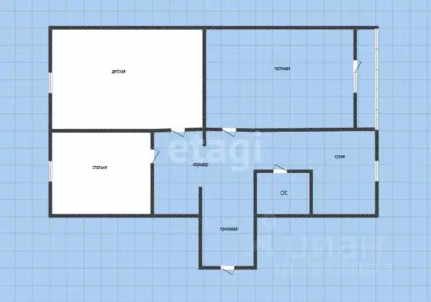 3-к кв. Оренбургская область, Оренбург ул. Чкалова, 26 (62.3 м) - Фото 2