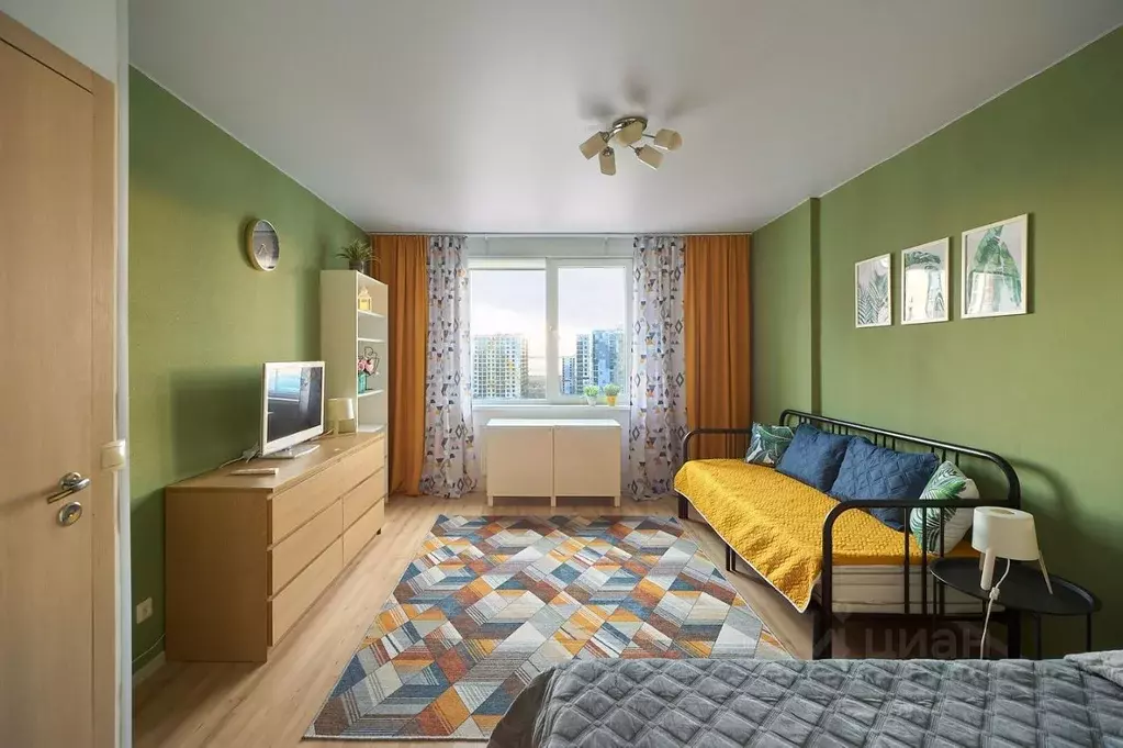 1-к кв. Санкт-Петербург ул. Вадима Шефнера, 14к1 (38.0 м) - Фото 0