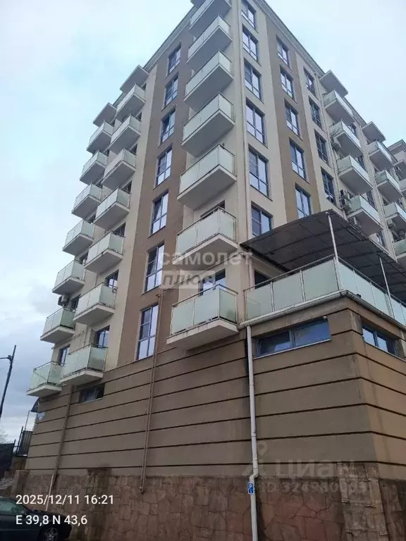 Студия Краснодарский край, Сочи Бытха мкр, ул. Бытха, 48/4 (20.1 м) - Фото 0