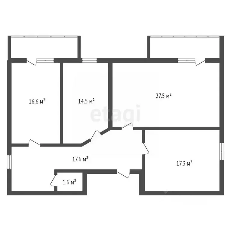 3-к кв. Воронежская область, Рамонский район, Яменское с/пос, д. ... - Фото 2