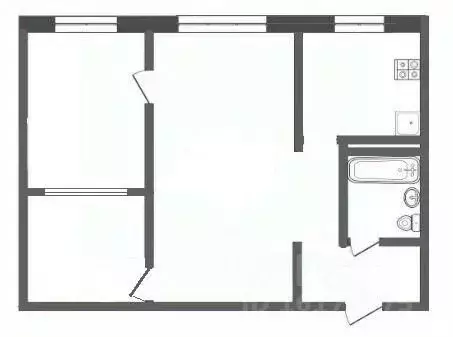 2-к кв. Челябинская область, Челябинск ул. Заслонова, 8 (44.4 м) - Фото 1