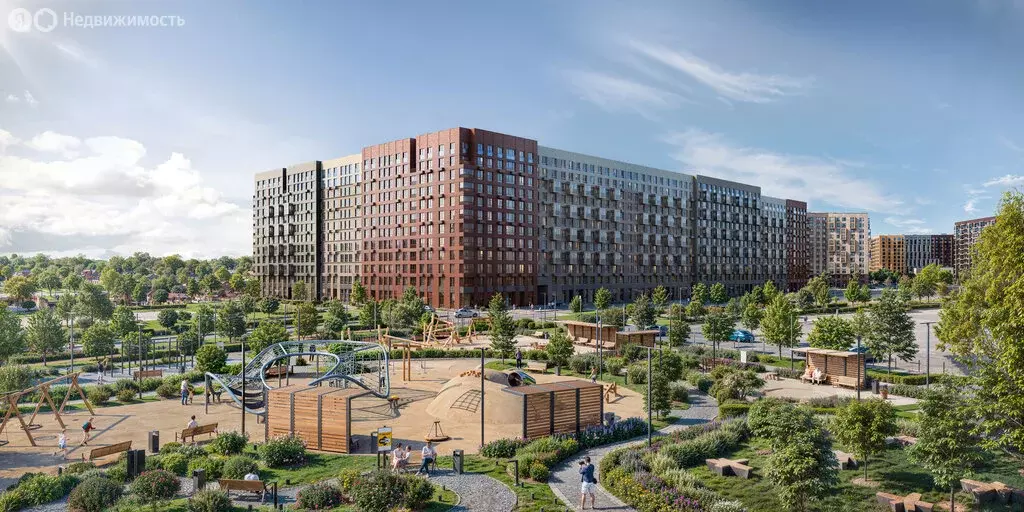 1-комнатная квартира: деревня Юрлово, ЖК Пятницкие Луга (36.44 м) - Фото 2