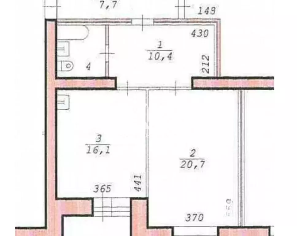 1-комнатная квартира: Новосибирск, улица Богдана Хмельницкого, 7/1 ... - Фото 1