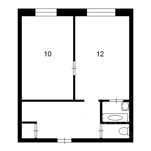 1-к кв. Алтайский край, Бийск ул. Ильи Репина, 1 (21.0 м) - Фото 2