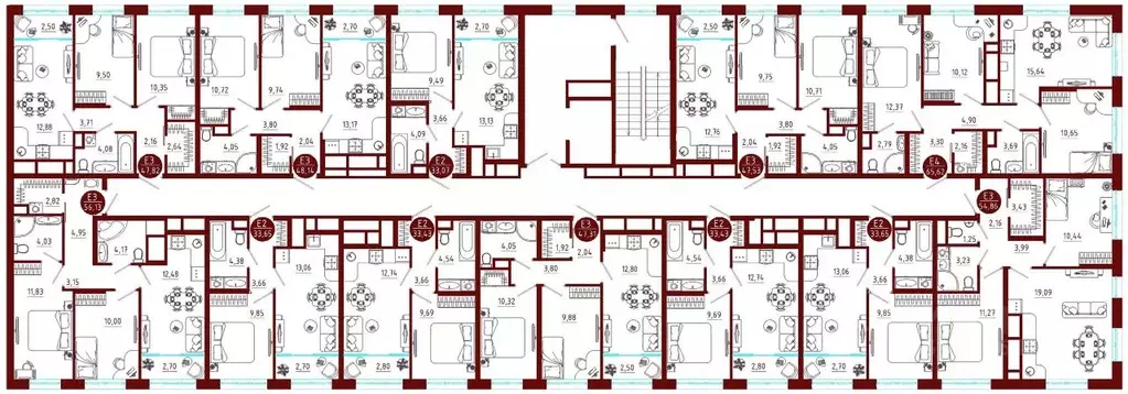 1-к кв. Тульская область, Тула ул. 156-го Полка НКВД, 18 (33.07 м) - Фото 2
