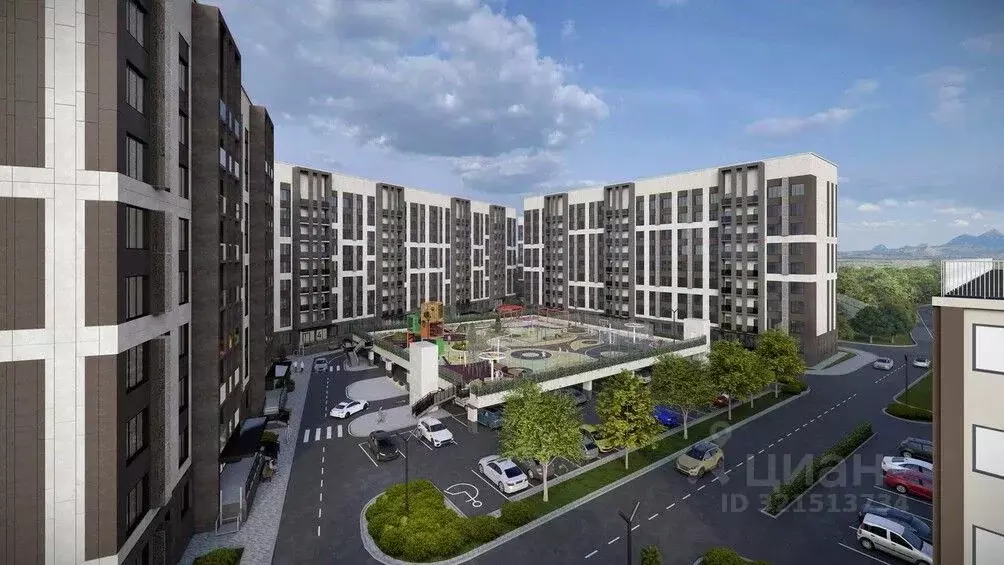 1-к кв. Ставропольский край, Ессентуки ул. Благодатная, 28 (40.62 м) - Фото 2