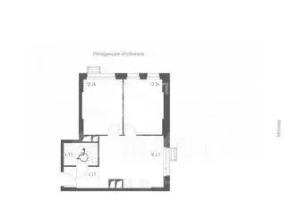 2-к кв. Московская область, Красногорск ул. Липовой Рощи, 6к1 (50.2 м) - Фото 2
