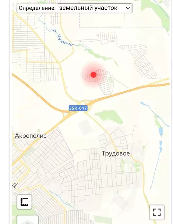 Участок в Симферопольский район, село Трудовое (4 м) - Фото 1