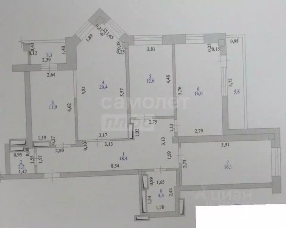 4-к кв. Оренбургская область, Оренбург ул. Сергея Лазо, 14 (101.9 м) - Фото 1