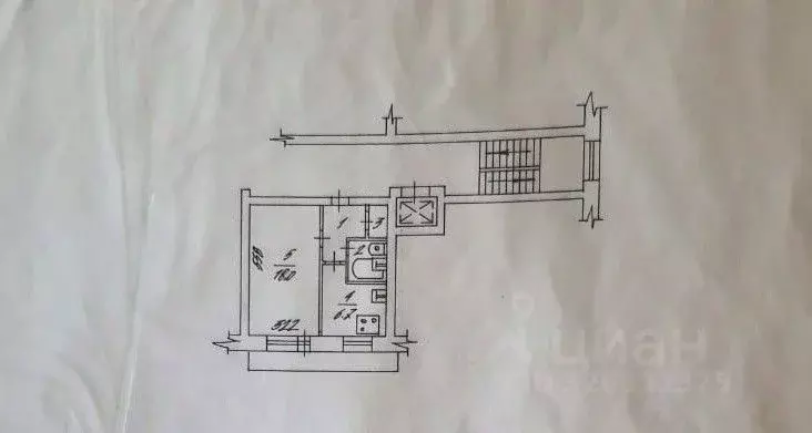 1-к кв. Новосибирская область, Новосибирск Узорная ул., 3 (32.0 м) - Фото 1