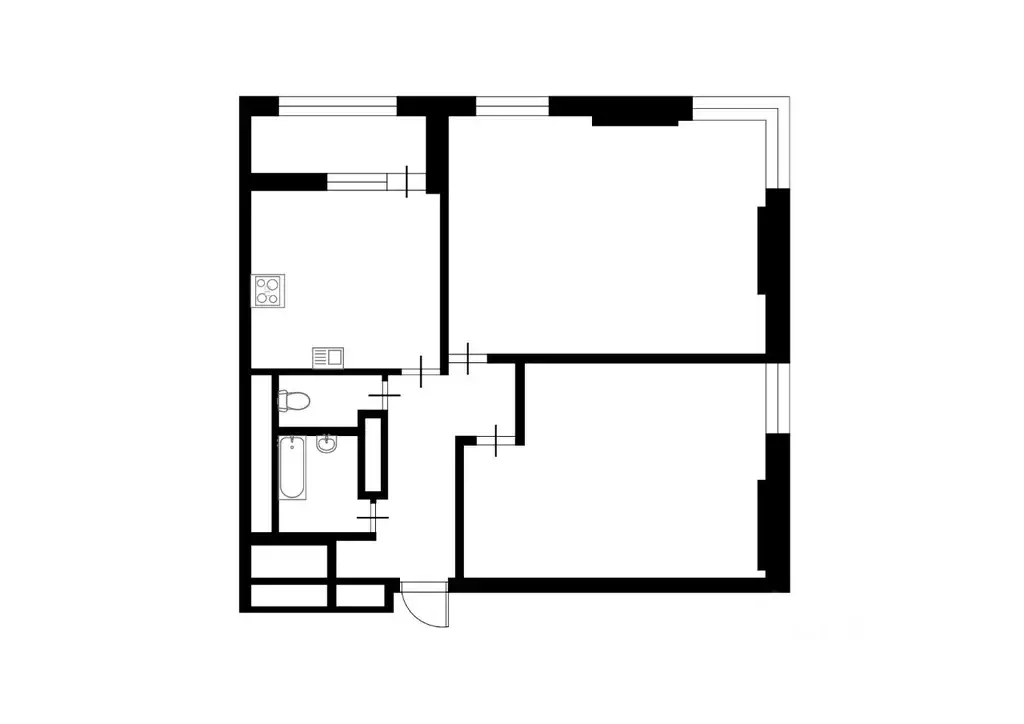 2-к кв. Москва Авиационная ул., 63 (68.7 м) - Фото 1