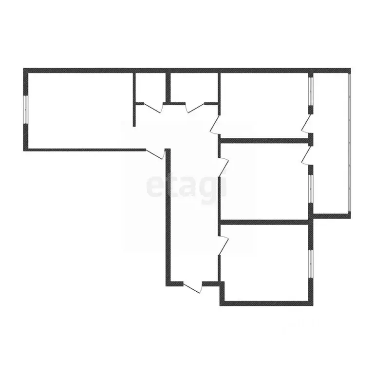 3-к кв. Ханты-Мансийский АО, Сургут просп. Ленина, 74 (68.0 м) - Фото 2