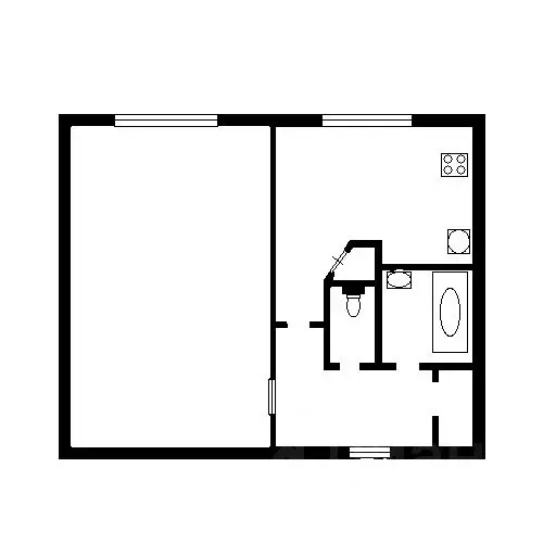 1-к кв. Санкт-Петербург ул. Бабушкина, 88 (30.2 м) - Фото 1