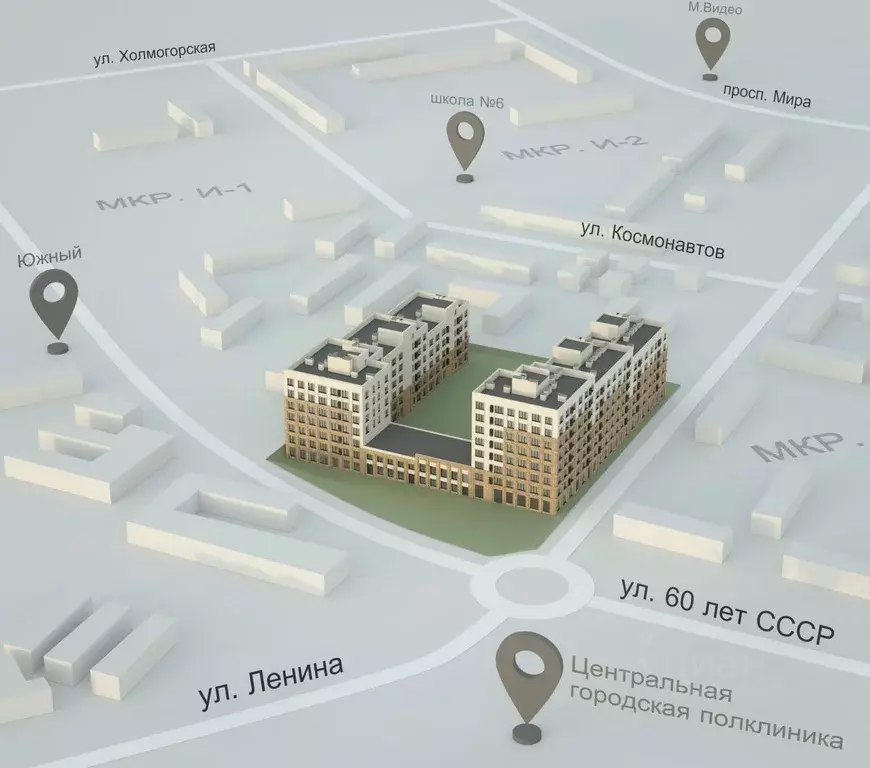 4-к кв. Ямало-Ненецкий АО, Ноябрьск И мкр,  (86.66 м) - Фото 1
