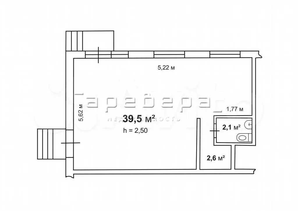 Торговая площадь, 44.2 м - Фото 0