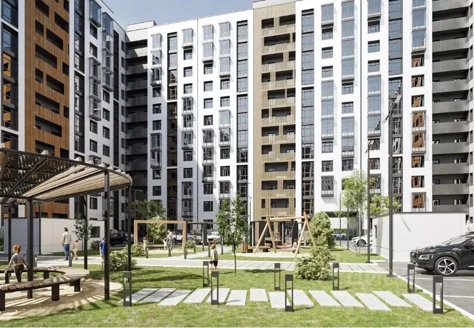 1-к кв. Кабардино-Балкария, Нальчик ул. Ахохова, 100 (46.2 м) - Фото 1