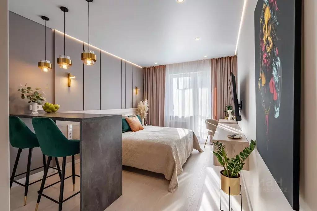 Студия Санкт-Петербург ул. Среднерогатская, 13к1 (25.6 м) - Фото 2