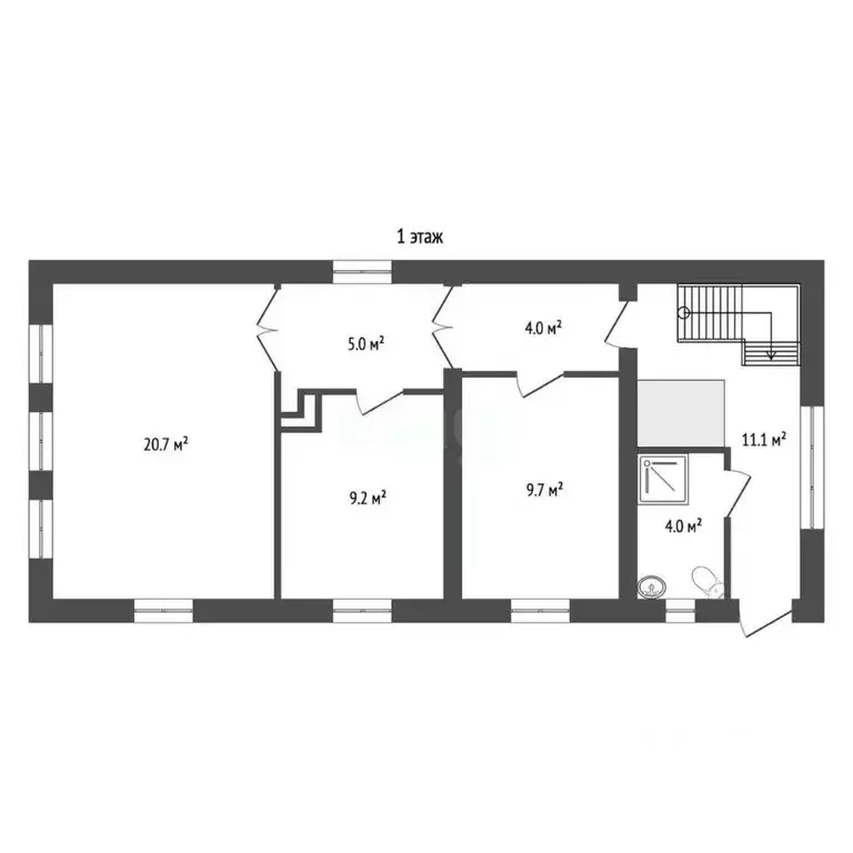 Дом в Саратовская область, Энгельс ул. Республики, 131А (122 м) - Фото 1