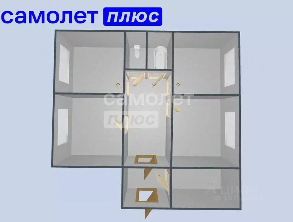 3-к кв. Приморский край, Фокино ул. Белашева, 1 (64.0 м) - Фото 1
