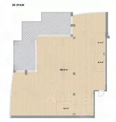 6-к кв. Москва Нежинская ул., 1к1 (738.8 м) - Фото 1