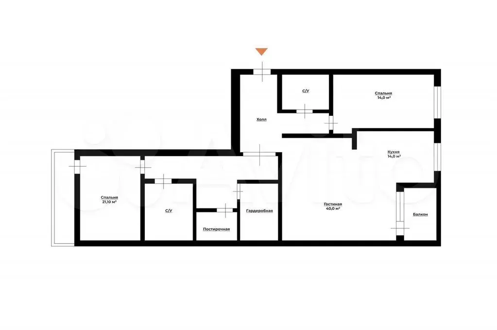 3-к. квартира, 150 м, 4/7 эт. - Фото 0