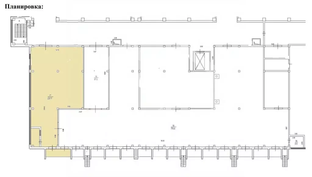 Помещение свободного назначения в Москва Сигнальный проезд, вл16с21 ... - Фото 2