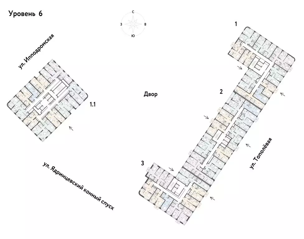 1-комнатная квартира: Новосибирск, Тополёвая улица, с23 (40.04 м) - Фото 1