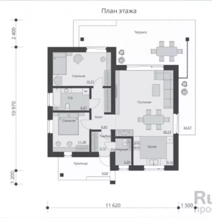 Коттедж, 86 м - Фото 1