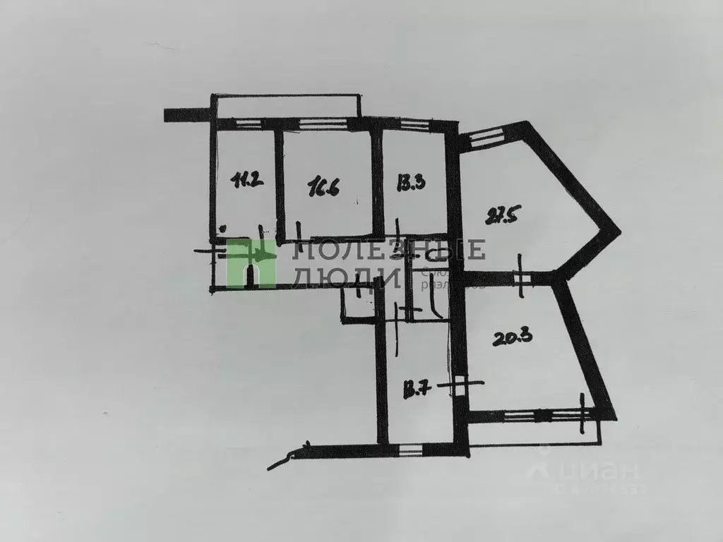 5-к кв. Иркутская область, Ангарск 29-й мкр, 19 (120.0 м) - Фото 1