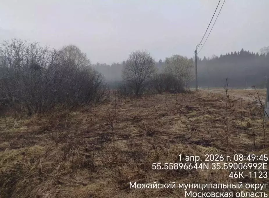 Участок в Московская область, Можайский муниципальный округ, д. ... - Фото 1