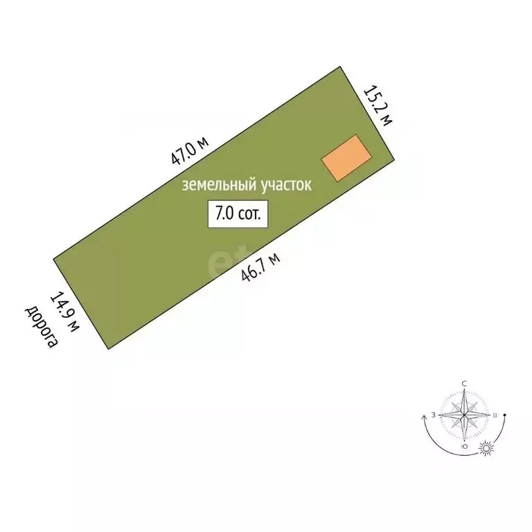 Участок в Севастополь СНТ Зеленстрой ТСН, 8 (702.0 сот.) - Фото 2