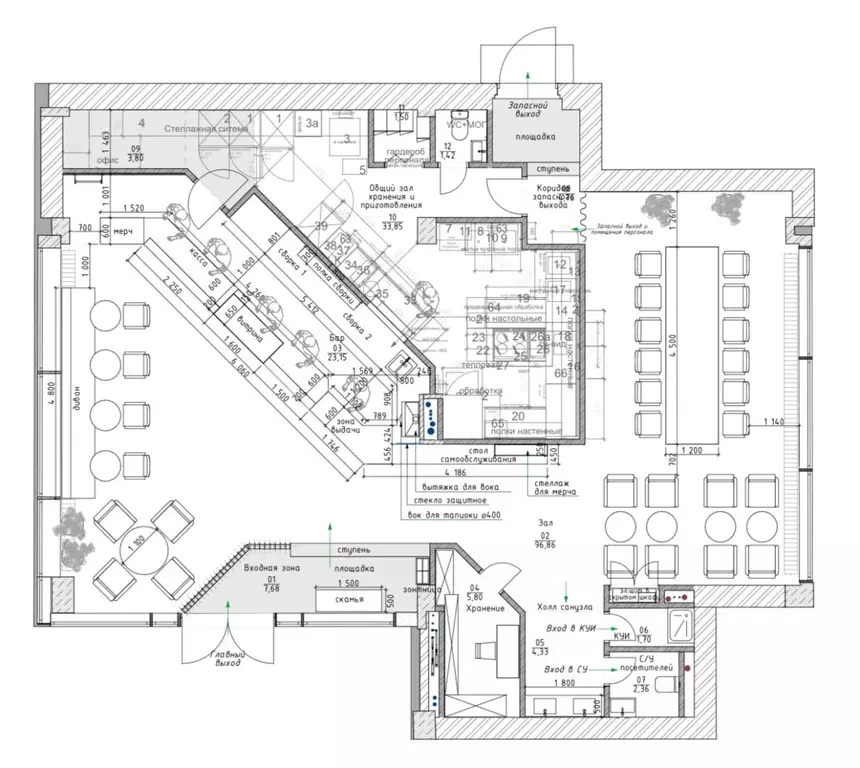 Помещение свободного назначения в Москва 2-я Звенигородская ул., 12С1 ... - Фото 1