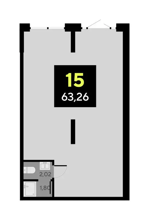 Помещение свободного назначения (63.3 м) - Фото 1
