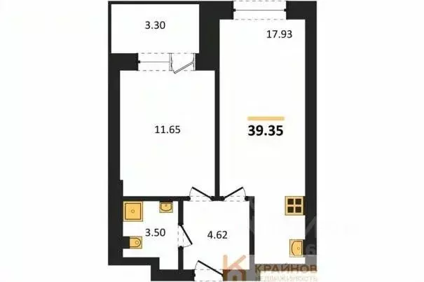 1-к кв. Воронежская область, Воронеж Транспортная ул., 58 (39.35 м) - Фото 0