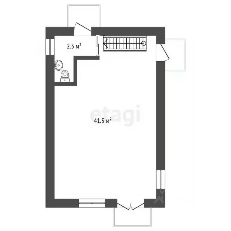 Торговая площадь в Ярославская область, Ярославль ул. Лескова, 23А (41 ... - Фото 1