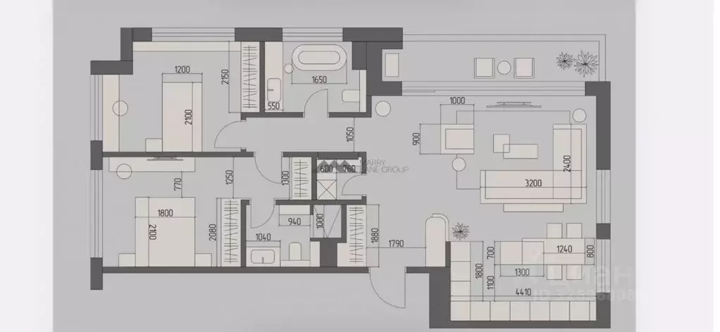 3-к кв. Москва ул. Нижние Мневники, 7 (92.9 м) - Фото 2