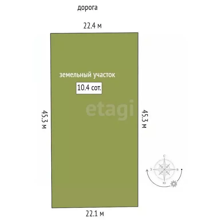 Участок в Тюменская область, Тюменский муниципальный округ, Онегин кп  ... - Фото 2