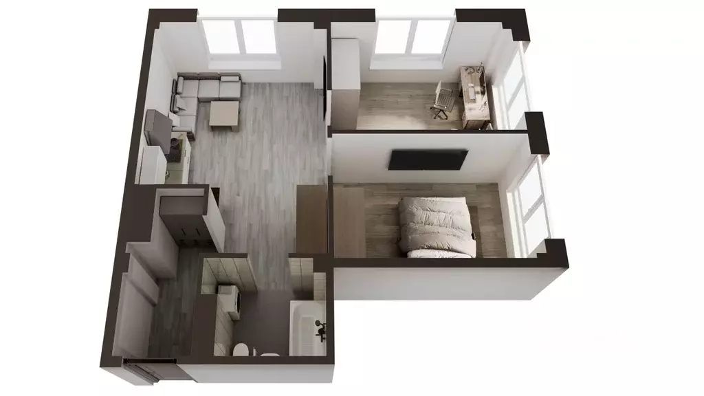 2-к кв. Сахалинская область, Анивский городской округ, с. Новотроицкое ... - Фото 1