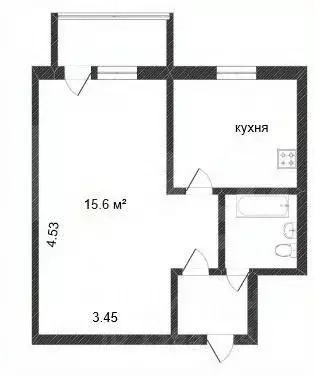 1-к кв. Тюменская область, Тюмень ул. Володарского, 58 (32.3 м) - Фото 2