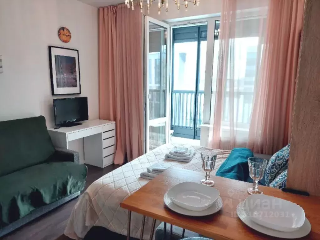Студия Санкт-Петербург ул. Ультрамариновая, 4 (25.0 м) - Фото 1