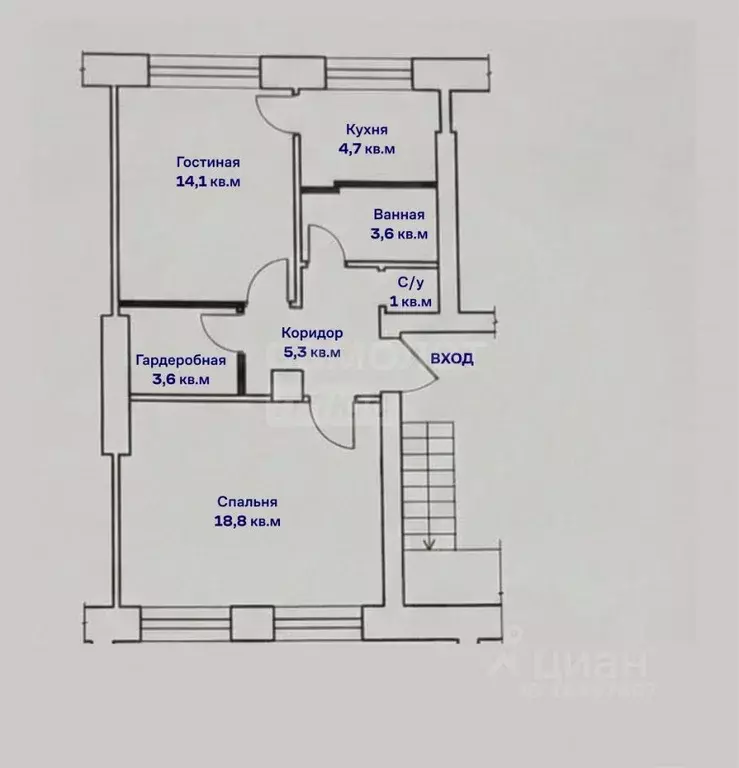 2-к кв. Оренбургская область, Оренбург ул. Ткачева, 34 (52.0 м) - Фото 2