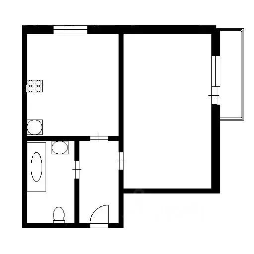 1-к кв. Ленинградская область, Кудрово г. Всеволожский район, ... - Фото 2