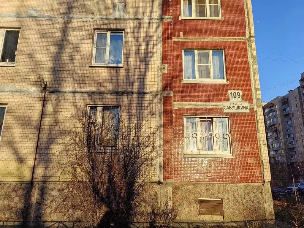 1-к кв. Санкт-Петербург ул. Савушкина, 109К1 (39.4 м) - Фото 1