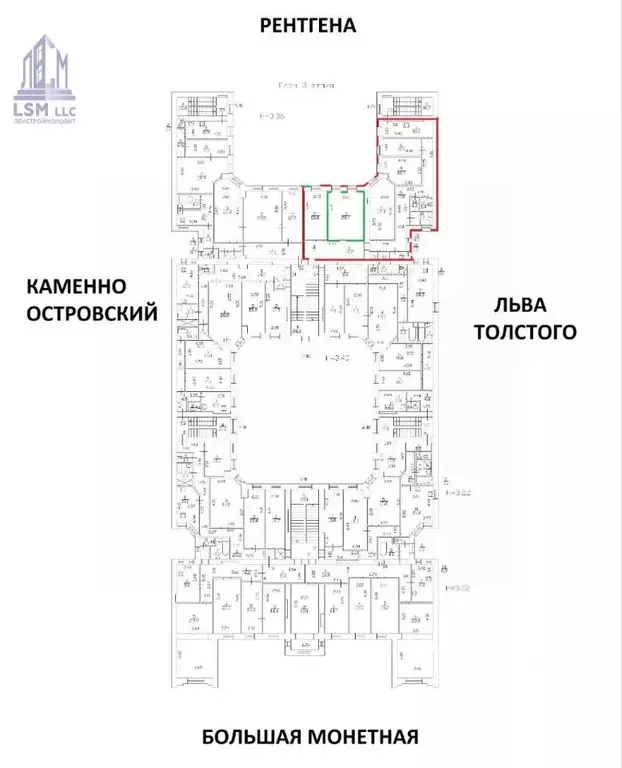 1-к кв. Санкт-Петербург Большая Монетная ул., 18 (121.9 м) - Фото 2
