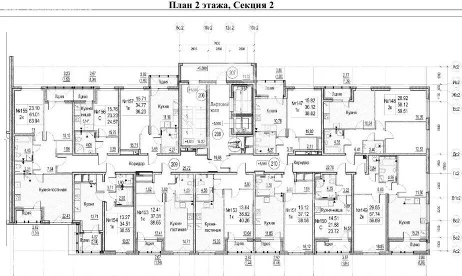 1-комнатная квартира: Санкт-Петербург, Октябрьская набережная, 120 ... - Фото 1